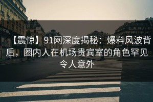 【震惊】91网深度揭秘：爆料风波背后，圈内人在机场贵宾室的角色罕见令人意外